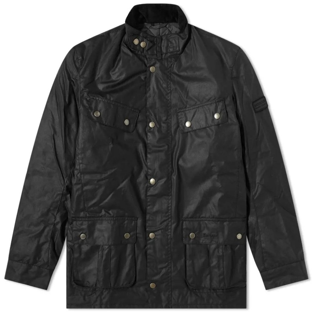 Brand New (NWT) - Barbour International Duke Waxed Jacket (Black, M)